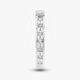Platinum 0.60ct Emerald Cut Diamond Half Eternity Ring R37895PT95DD
