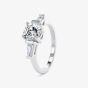 Platinum Trilogy 0.70ct Diamond Ring M3R04-050-070-PT-H-SI2
