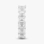 Platinum 3.49ct Emerald Cut Diamond Half Eternity Ring R27605PT95DD002 PLT