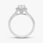 Platinum 1.30ct Brilliant Cut Diamond Shoulder Set Halo Ring M07280R PT950/24-01-645