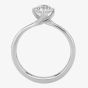 Signature Collection Platinum Certificated Four Claw 1.00ct Diamond Twist Solitaire Ring RI-137(1.00CT PLUS)