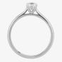 Signature Collection Platinum Four Claw Diamond Solitaire Ring RI-2016(0.50CT PLUS)