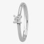 Signature Collection Platinum GIA Certificated Princess-cut Four Claw Diamond Solitaire Ring RI-2022(0.25CT PLUS)