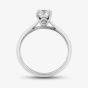 Certified Platinum 0.70ct Brilliant Cut Diamond Solitaire Ring 10640/PL/M0(.70ct)