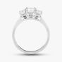 Platinum 1.59ct Emerald Cut Diamond Three Stone Ring RN5326 PLT N