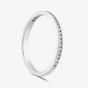 Brown & Newirth Platinum 0.10ct Brilliant Cut Diamond Half Eternity Ring HET2050 PLT L