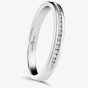 Brown & Newirth Platinum 0.07ct Brilliant Cut Diamond Half Eternity Ring HET291 PLT 