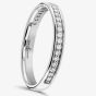 Brown & Newirth Platinum 0.17ct Diamond Set Half Eternity Ring HET151 PLT N