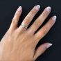 1888 Collection Platinum 0.50ct Certificated Brillianr Cut Twist Solitaire Ring RI-1027(.50CT PLUS)