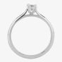 1888 Collection Platinum 0.25ct Certificated Princess Cut Diamond Solitaire Ring RI-2022(.25CT PLUS)