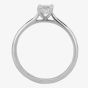 1888 Collection Platinum 0.33ct Certificated Princess Cut Diamond Solitaire Ring RI-2022(.33CT PLUS)