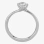 1888 Collection Platinum Brilliant Cut 0.60ct Diamond Solitaire Twist Ring RI-137