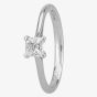 1888 Collection Platinum 0.33ct Princess-Cut Diamond Solitaire Ring RI-141PC(.33CT PLUS)
