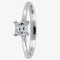 1888 Collection Platinum 0.40ct Princess-Cut Diamond Solitaire Ring RI-141PC(.40CT PLUS), view 3