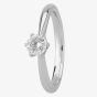 1888 Collection Platinum 0.40ct Six-Claw Diamond Solitaire Ring RI-1176(.40CT PLUS)