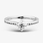 1888 Collection Platinum Certificated 0.50ct Diamond Shoulder Set Twist Ring RI-1191(.50CT PLUS)