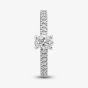 1888 Collection Platinum Certificated 0.60ct Oval Cut Diamond Shoulder Set Ring RI-2250(6X4)(.60CT PLUS)