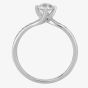 1888 Collection Platinum Brilliant Cut 0.50ct Diamond Shoulder Set Twist Ring RI-1191