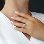 1888 Collection Platinum 0.40 Certificated Brilliant Cut Diamond Halo Ring DSR21(.33CT PLUS)