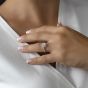 1888 Collection Platinum 0.70ct Certificated Brilliant Cut Diamond Halo Ring DSR21(.60CT PLUS)