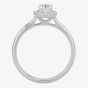1888 Collection Platinum Brilliant Cut 0.33ct Diamond Floating Halo Ring DSR21