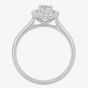 1888 Collection Platinum Brilliant Cut 0.40ct Diamond Floating Halo Ring DSR21