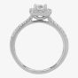 Signature Collection Platinum GIA Certificated Princess-cut Diamond Cluster Ring DSC53(4.0)0.30CT PLUS