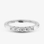 1888 Collection Platinum 0.33ct Certificated Round Brilliant Cut Five Stone Ring HET1001(.30CT PLUS)
