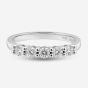 1888 Collection Platinum 0.50ct Certificated Round Cut Diamond Five Stone Ring HET1001(.50CT PLUS)