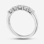 1888 Collection Platinum 0.50ct Certificated Round Cut Diamond Five Stone Ring HET1001(.50CT PLUS)