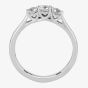1888 Collection Platinum Brilliant Cut 0.57ct Diamond Trilogy Ring R3-145
