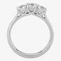 1888 Collection Platinum Brilliant Cut 1.00ct Diamond Trilogy Ring R3-145