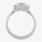 1888 Collection Platinum Princess Cut 0.67ct Diamond Trilogy Ring R3-263