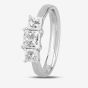 1888 Collection Platinum Princess Cut 1.00ct Diamond Trilogy Ring R3-263
