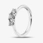 1888 Collection Platinum Certificated 0.50ct Round Cut Diamond Three Stone Ring R3-1014(.50CT PLUS)