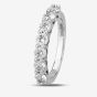 1888 Collection Platinum Brilliant Cut 1.00ct Seven Stone Diamond Ring HET1014