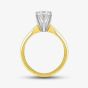 1888 Collection 18ct Yellow Gold 1.00ct Certificated Brilliant Cut Diamond Solitaire Ring M66-B1(6.5)(1.00CT PLUS), view 5