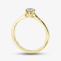 1888 Collection 18ct Yellow Gold Certificated 0.25ct Round Cut Diamond Six Claw Solitaire Ring RI-144(.25CT PLUS)