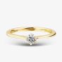 1888 Collection 18ct Yellow Gold 0.40ct Certificated Round Cut Diamond Solitaire Ring RI-144(.40CT PLUS)