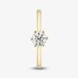 1888 Collection 18ct Yellow Gold Certificated 0.50ct Round Cut Diamond Solitaire Ring RI-144(.50CT PLUS)