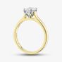 1888 Collection 18ct Yellow Gold Certificated 1.00ct Oval Cut Diamond Solitaire Ring RI-2212(7.5X5.5)(1.00CT PLUS)