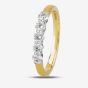 1888 Collection 18ct Yellow Gold Brilliant Cut 0.50ct Five Stone Diamond Ring HET1001