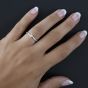1888 Collection 18ct White Gold 0.30ct Certificated Brilliant Cut Diamond Shoulder Set Solitaire Ring RI-137B(4.0)(.20CT PLUS)