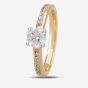 1888 Collection 18ct Rose Gold Brilliant Cut 0.70ct Diamond-Set Solitaire Ring RI-138