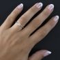 1888 Collection 18ct Rose Gold 0.33ct Diamond Twisted Solitaire Ring RI-137(.33CT PLUS)