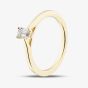 1888 Collection 9ct Yellow Gold 0.33ct Emerald Cut Diamond Solitaire Ring EPP01-9Y-0.33-H-SI2