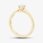 1888 Collection 9ct Yellow Gold 0.33ct Emerald Cut Diamond Solitaire Ring EPP01-9Y-0.33-H-SI2