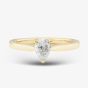 1888 Collection 9ct Yellow Gold 0.50ct Pear Cut Diamond Solitaire Ring DPP02-9Y-0.50-H-SI2