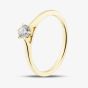 1888 Collection 9ct Yellow Gold 0.25ct Brilliant Cut Diamond Solitaire Ring RPP11-9Y-0.25-H-SI2