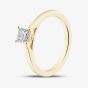 1888 Collection 9ct Yellow Gold 0.50ct Princess Cut Diamond Solitaire Ring PPP01-9Y-0.50-H-SI2